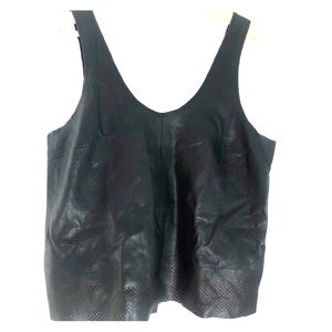 100% Leather Oversized Tank Size L
